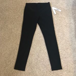 Donna Karen NYC equestrian style black leggings size M NWT
